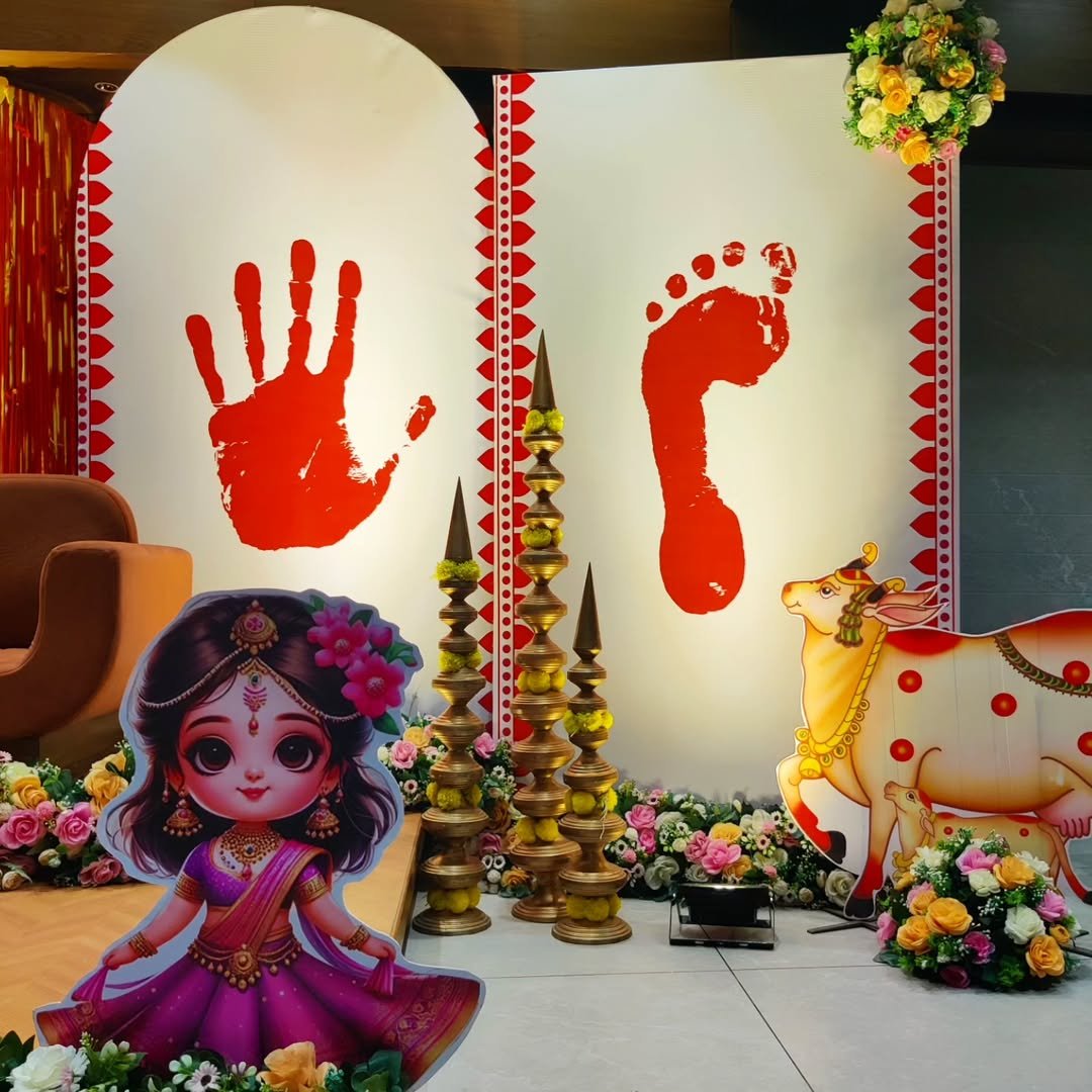Trending baby shower decoration setup in Surat (Theme 40)