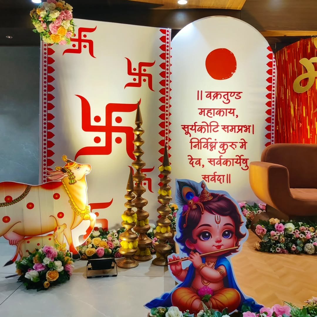 Trending baby shower decoration setup in Surat (Theme 42)